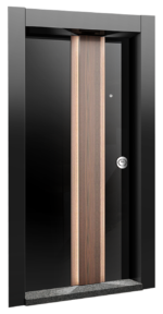 NISH (Işıklı Ceviz Kol Temperli Siyah Cam)