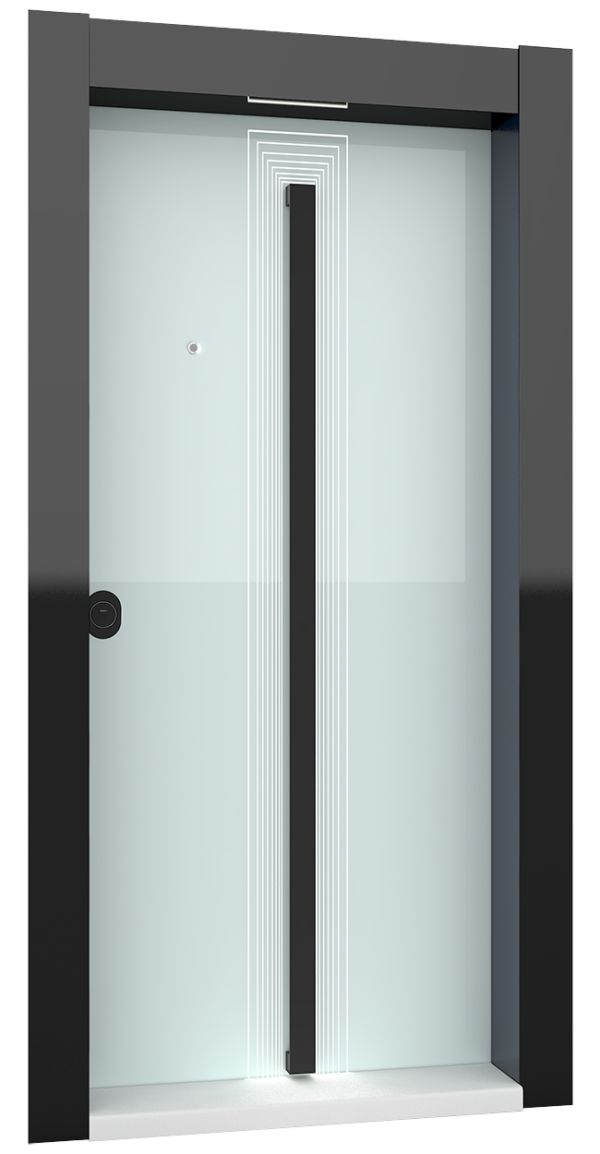 ODO (Işıklı Temperli Beyaz Cam l Siyah)