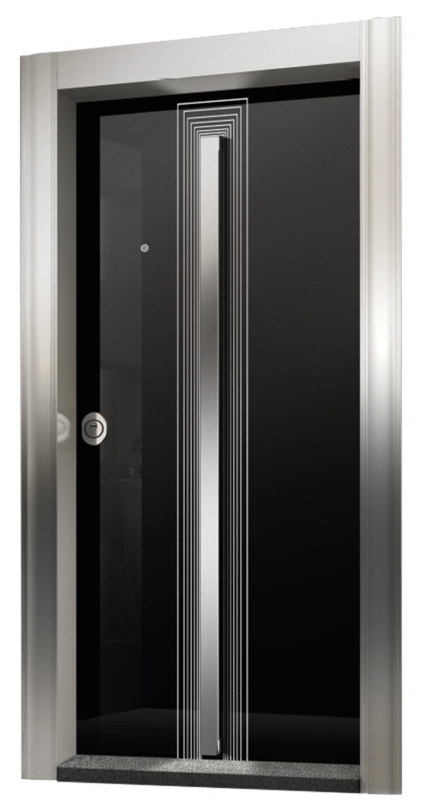 ODO (Işıklı Temperli Siyah Cam I Alüminyum)