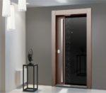 VAV (Işıklı Temperli Siyah Cam I Ceviz)