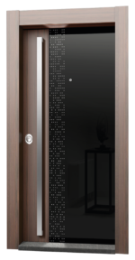 VAV (Işıklı Temperli Siyah Cam I Ceviz)